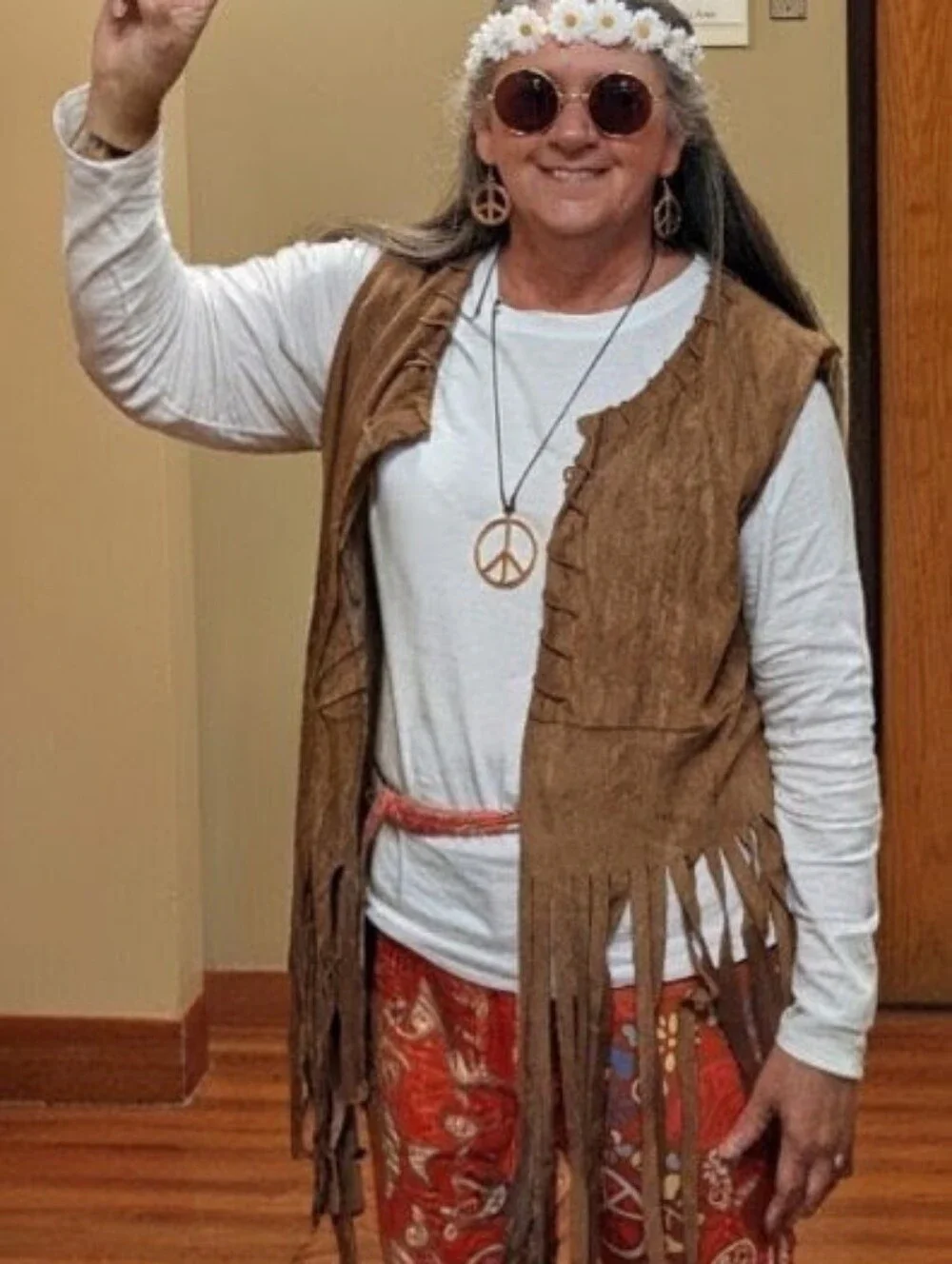 Mommy & Me Halloween Hippie Costumes